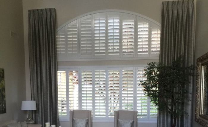 Orlando drapes and shutters.